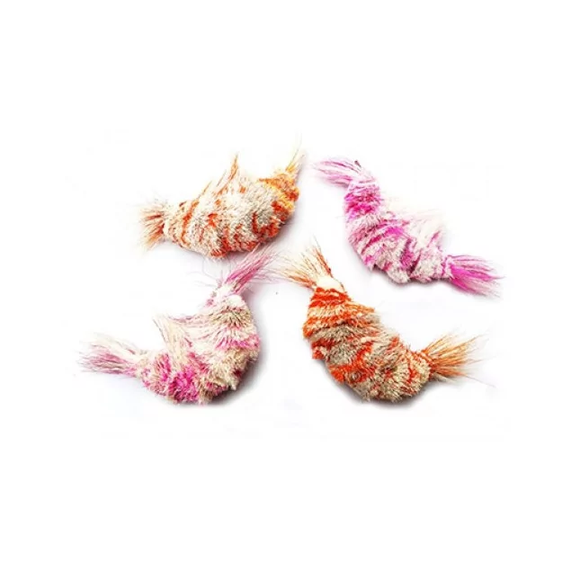 Purrs Shrimp – Wechselanhänger aus Hirschhaar als Katzenspielzeug