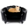 Katzensofa Arthur Black Velvet- hochwertiges Sofa für Hunde und Katzen