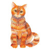 Holz Puzzle für Erwachsene A5- Ginger Cat