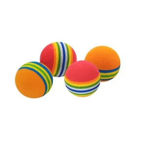 Spielball bunt aus Moosgummi