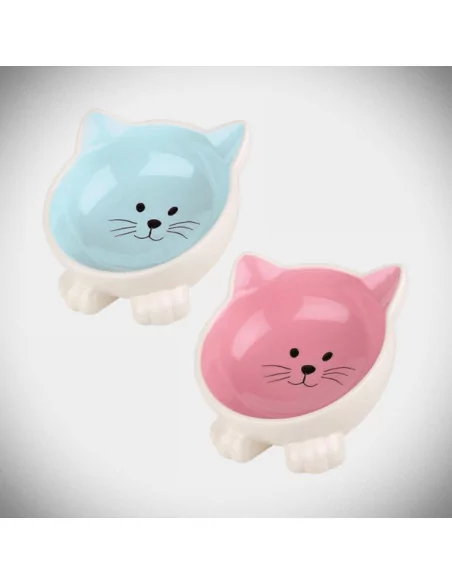 Futternapf Happy Pet Orb - Katzennapf in Blau oder Pink