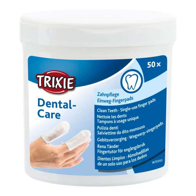 Dental Care Zahnplege Einweg-Fingerpads von TRIXIE