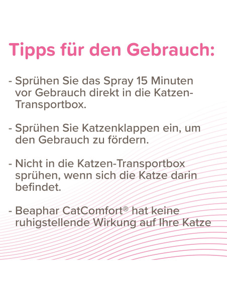 CatComfort Spray von beaphar - 30 ml mit F3-Pheromon