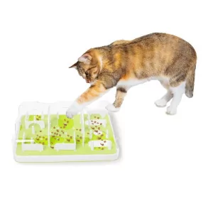 Treat Maze Labyrinthe Fummelbrett/Futterstation für Katzen