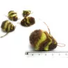 Purrs Honey Bee - Wechselanhänger aus Schafwolle