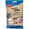 TRIXIE Trockenfisch - Monoprotein-Snack aus Anchovis für Katzen
