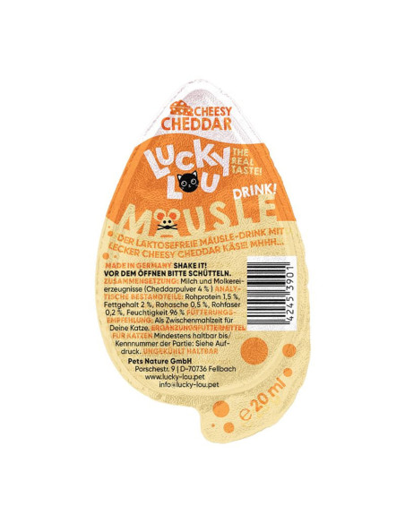 Lucky Lou Mäusle Drink-Snack Cheddar 20 ml | meinKatzenshop