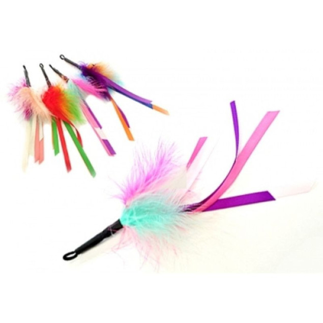 Feather Ribbon - Federanhänger mit Bändern