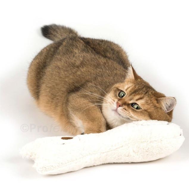 Profeline Catnip Buddy - Stoffkatze mit Katzenminze und Baldrian