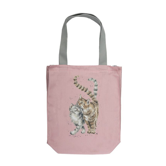 Wrendale Feline Good Canvas Tasche | Modischer Katzen Shopper