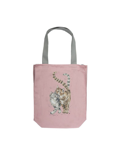 Wrendale Feline Good Canvas Tasche | Modischer Katzen Shopper