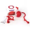 Elektrischer Spielball Rod mit roter Kordel und Verpackung von Profeline