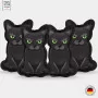4cats Halloween Kollektion – schwarze Katze mit 4catsnip