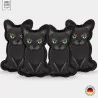 4cats Halloween Kollektion – schwarze Katze mit 4catsnip