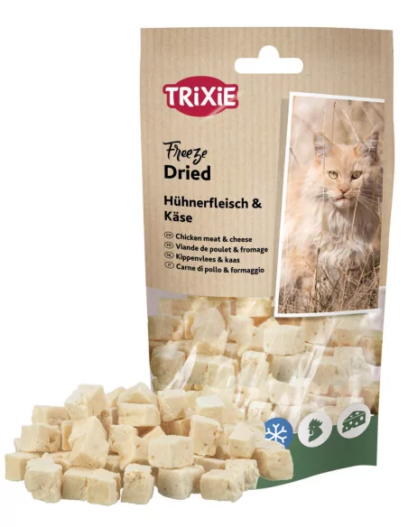 Freeze Dried Katzensnack Tüte und Leckerlis