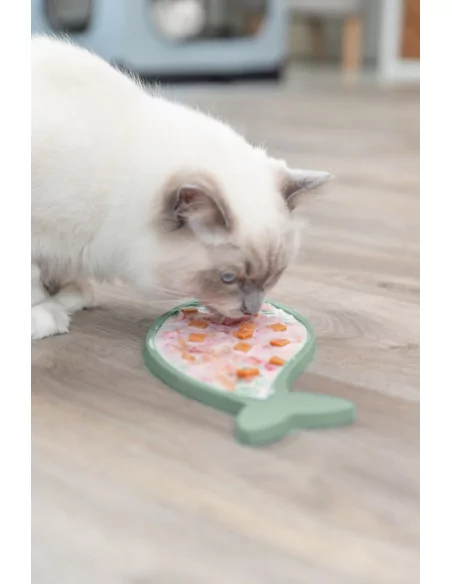 Lick'n Snack Fisch Schleckmatte aus Silikon von Trixie