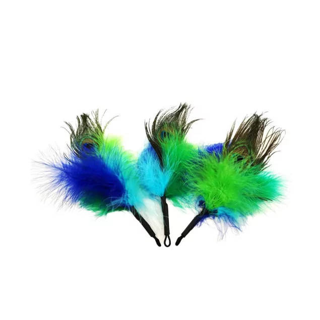Purrs Peacock Fluffer – Ersatz-Federanhänger für Katzenspielangel